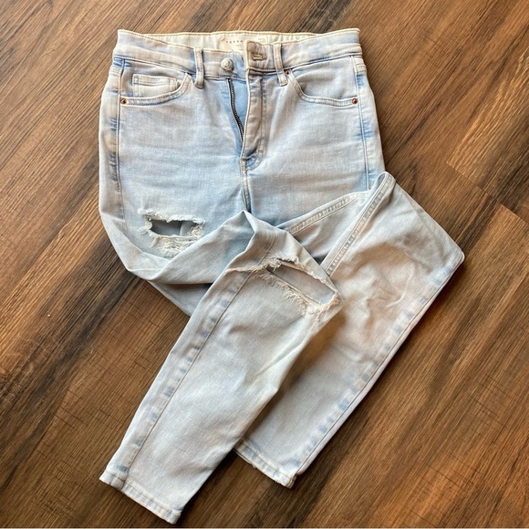 Topshop Distressed Women's Jeans - Picture 1 of 5